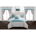 thumbnail image 2 of Chic Home CS8051-US Karye Ensemble de Literie 20 Pcs, Bleu - Très Grand, 2 of 4