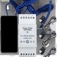 thumbnail image 4 of 2X Medidor de Energía WiFi Tuya Smart Life Bidireccional Trifásico con Interruptor de Contacto Seco Monitor de Aplicación 80 A CA 110 V/240 V, 4 of 5