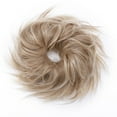 thumbnail image 5 of SEGO Messy Bun Hair Piece Synthetic Fake Hair Extensions Wavy Scrunchie Hair Ponytail Hair Extension for Women Black Color, 5 of 9