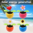 thumbnail image 3 of YVE Orange Solar Dancing Decor,Solar Powered Dancing Sun Flower,Window Sun Catcher,Car Dashboard Decor Portable Suncatchers,Car Dashboard Swinging Doll Car Desktop Home Orna t,Solar Power Kits-5166, 3 of 5