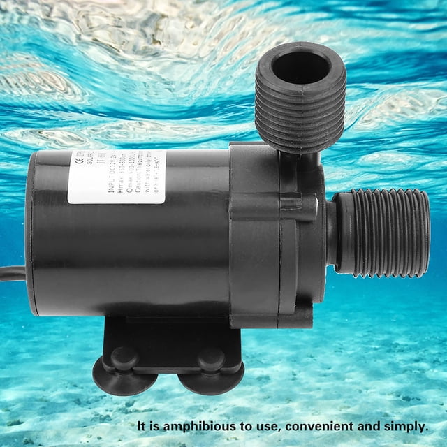 Brushless Water Pump, Energy Saving DC Water Pump Mini -40 Degrees Celsius -100 Degrees Celsius Large Power Dual Purpose Small Size For Backyard