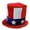 Flag cap, variant on American Hat Special Day 4th of July Hats Patriotic Hat Stovepipe Hat