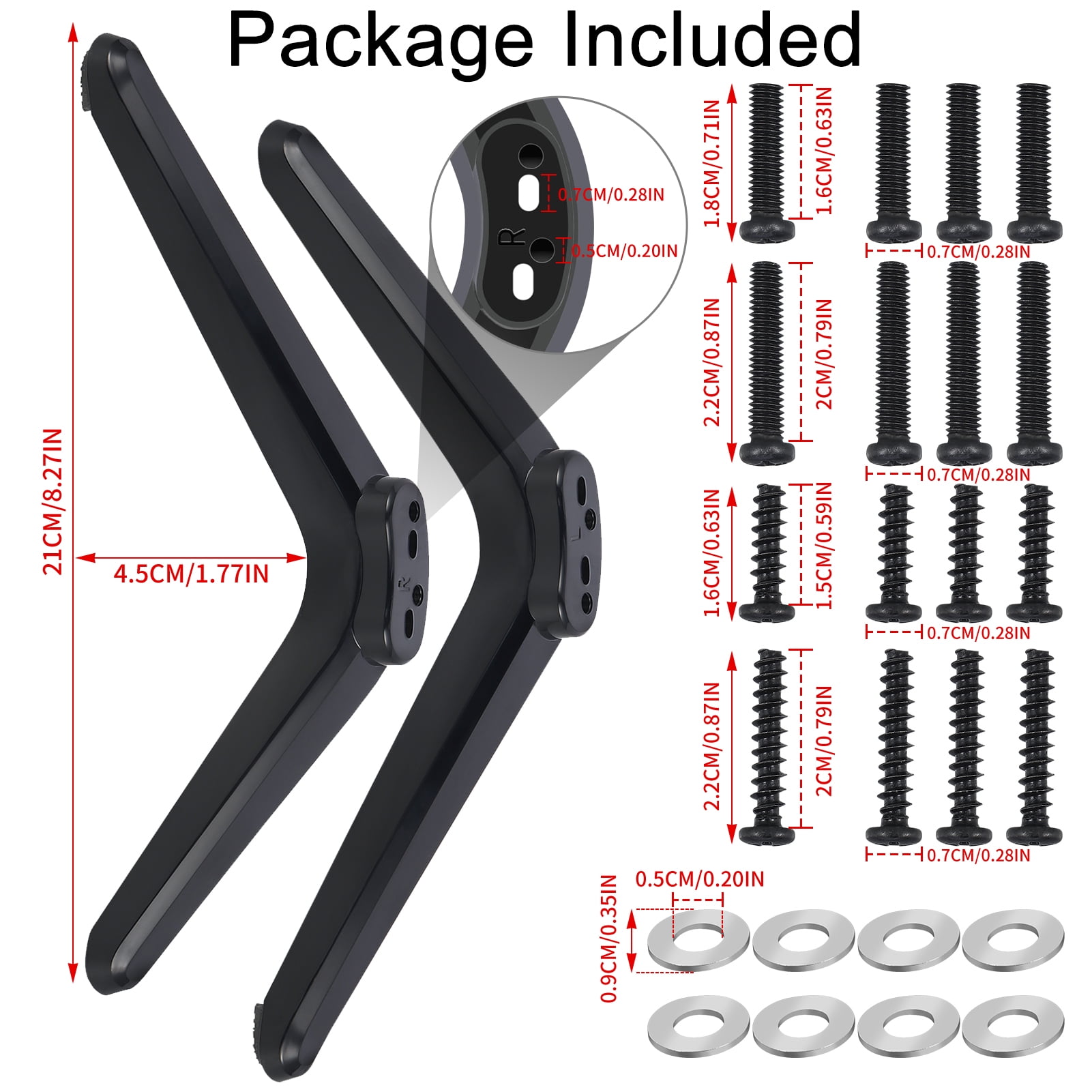 Tcl 55 tv stand legs discount