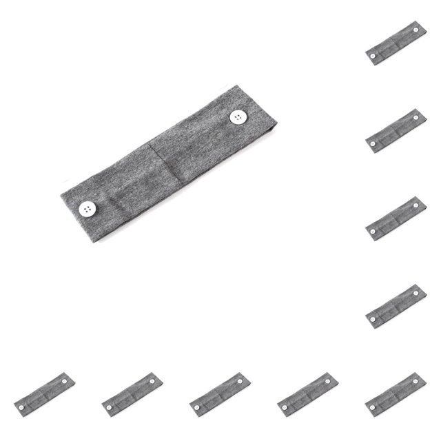 Guardurnaity Soporte para diadema con botones, bufanda deportiva antideslizante para aliviar el dolor de oído, tocado clásico, absorción de sudor, tipo 8 10piezas Guardurnaity CBP446277