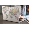 thumbnail image 1 of KSK KAISHEK Hard Case Cover Compatible with Newest MacBook Air 13 inch( Retina Display & Touch ID, 2018 - 2022) Model A1932/A2179/A2337 m1, USB Type-C World Map 10_2, 1 of 5