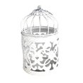 thumbnail image 2 of Candles Promotion Sale! Hollow Candlestick Tealight Holder Small Bird Cage Vintage Candle Decorative Metal Candle Holder for Hanging or Table Top Home Decor Wedding Party Accessory White Home Decor, 2 of 6