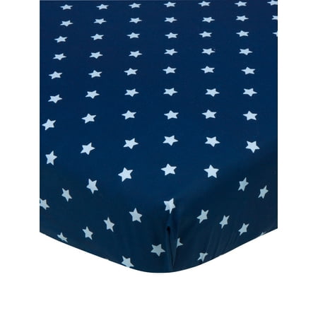 UPC: 0013618220593 | Gerber Baby Boy 100% Cotton Fitted Crib Sheet for Standard Crib and Toddler Mattresses