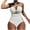 White, variant on Zuesphe Womens Swimsuits 2 Piece with Shorts Cute Bikinis for Women Modest Swimwear for Women 2025 Monokinis Swimsuits for Women Bandeau Bikini Sets Sexy Strapless
