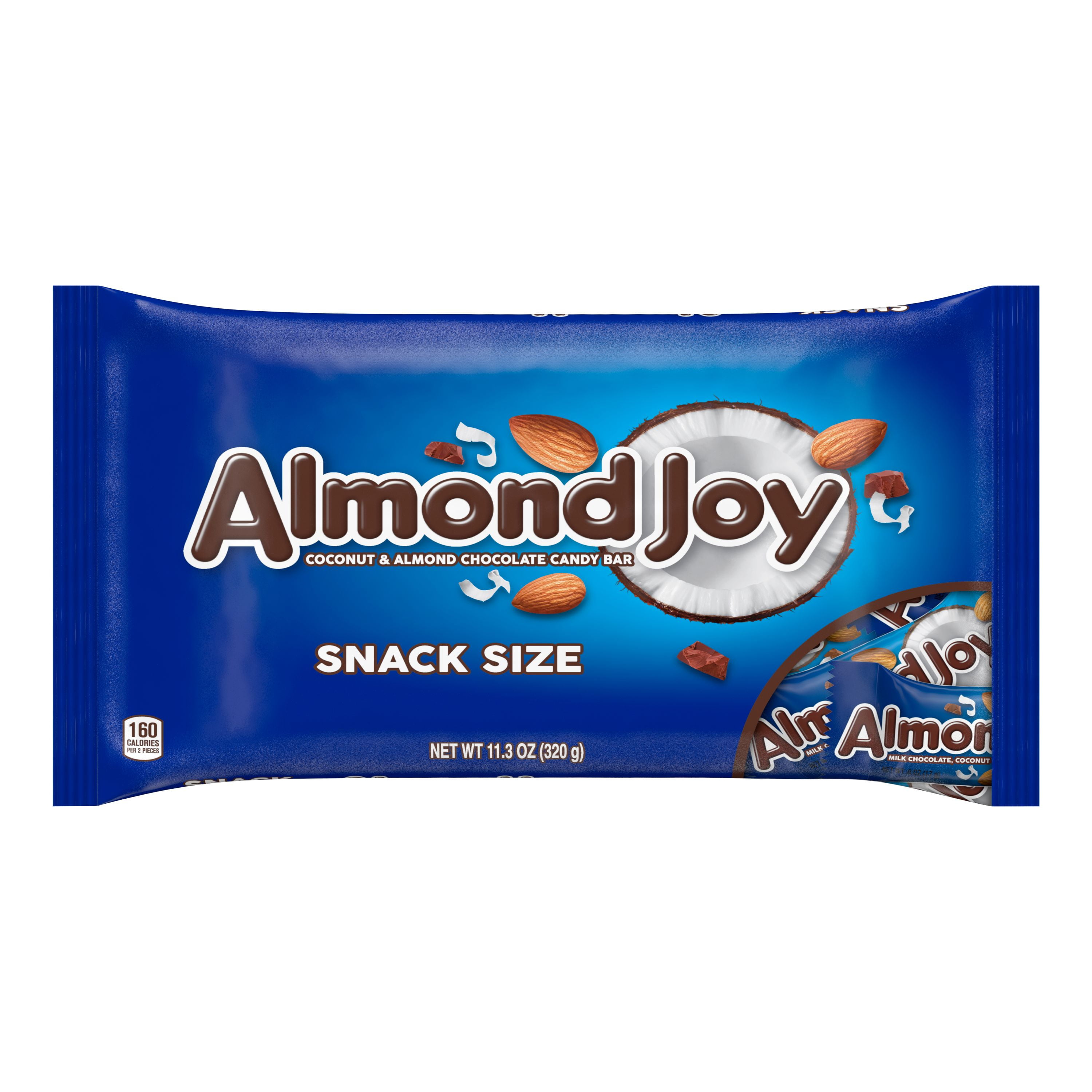 Almond Joy Coconut And Almond Chocolate Snack Size Candy Bars