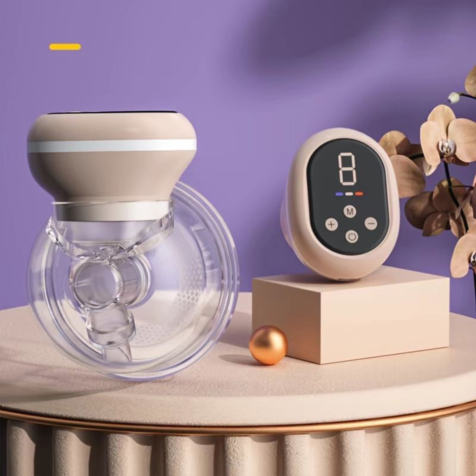 Sixbaby Electric Breast Pump Wearable Hands Free Breastfeeding Pump ...