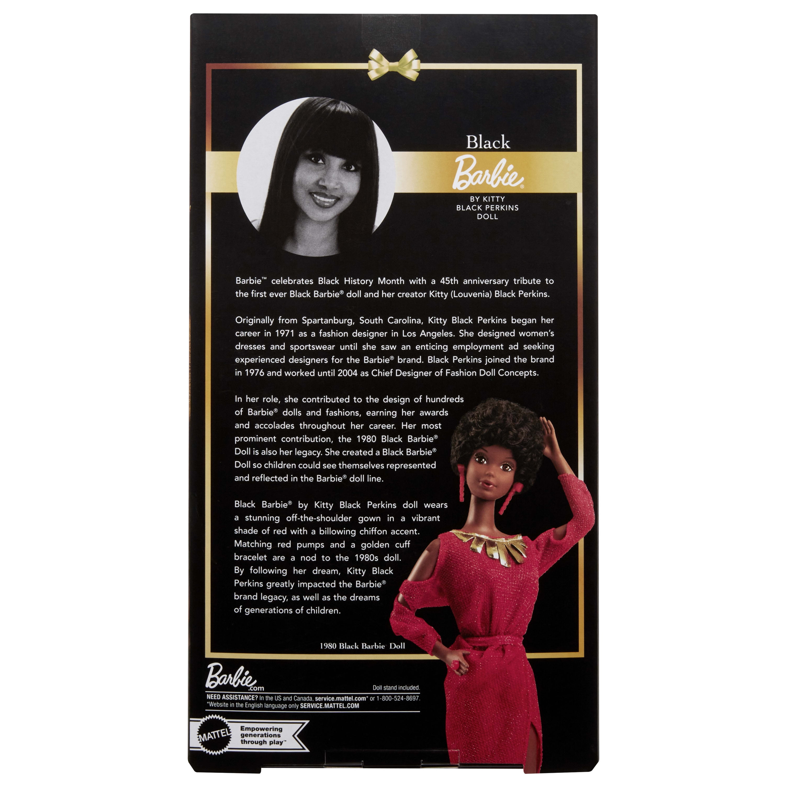 History 1st Black Barbie Doll Buy Barbie Black History Month