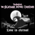 thumbnail image 2 of Men's The Nightmare Before Christmas Love is Eternal Scene Graphic Tee Black Medium, 2 of 5