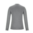 thumbnail image 4 of APEXFWDT Mens Crew Neck Dress Sweater Long Sleeve Slim Fit Fashion Pullover Casual Lightweight Textured Knitted Shirt Top, 4 of 5