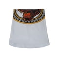thumbnail image 6 of Men LAVERITA European Fashion Crew Shirt Short Sleeve Lion Medallion 94453 White, 6 of 10