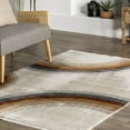 thumbnail image 6 of nuLOOM Waverley Distressed Circles Fringe Area Rug, 4' x 6' 5", Waverley Beige, 6 of 6