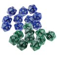 thumbnail image 1 of Juego de dados poliédricos numéricos de 20 piezas para regalo de amantes de Baoblaze Dados de veinte caras, 1 of 7