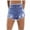 Light Blue, variant on POROPL Women Summer Shorts Stretch Ripped Casual Shorts Tassel Short