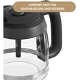 thumbnail image 3 of CE200 12-Cup Glass Coffee Pot Replacement Compatible with Coffee Brewer Maker Models CE251 CE201 CE201C CE200 CE200C Model# XGLSLID200, 3 of 4