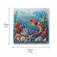 thumbnail image 4 of Ocean Theme Pearl Art DIY Kit for Adults,3D Diamond Painting Craft with Pearl Beads,Beginner Friendly Coastal Wall Art and Home Decor,Shrimp, 4 of 9