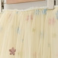 thumbnail image 4 of MIASHUI Jupe de Ballet pour Filles avec Broderie Étoile et Sequins pour Danse Récital et Fête Performance Beige, 3-4 Ans, 4 of 5