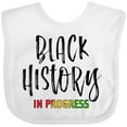 thumbnail image 3 of Inktastic Black History In Progress Boys or Girls Baby Bib, 3 of 4
