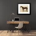 thumbnail image 4 of Emil Adam 24x20 Black Modern Framed Museum Art Print Titled - A Dark Brown Thoroughbred Mare, 4 of 5