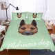 thumbnail image 2 of 3D Pastor Alemán Perro Ropa de cama Set Funda nórdica Funda nórdica Fundas de almohada, 2 of 5