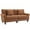 Brown, variant on HOMCOM Modern 3-Seater Sofa Corduroy Sofa Couch with Rolled Armrest Beige