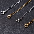 thumbnail image 4 of MasteelfCA 12PCS Stainless Steel Lobster Buckle Extender Chain Necklace Extension Chain for Jewelry Making DIY Craft (Silver, Golden), 4 of 7