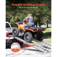 thumbnail image 4 of KFFKFF Durable Aluminum Loading Ramps, Set of 2, 94 x 15 in, Heavy-Duty Design with 16 Anti-Slip Plates, 6000 Lbs Total Capacity, Suitable for Carts, Tractors, ATVs, Lawn Mowers, and Motorcycles, 4 of 9