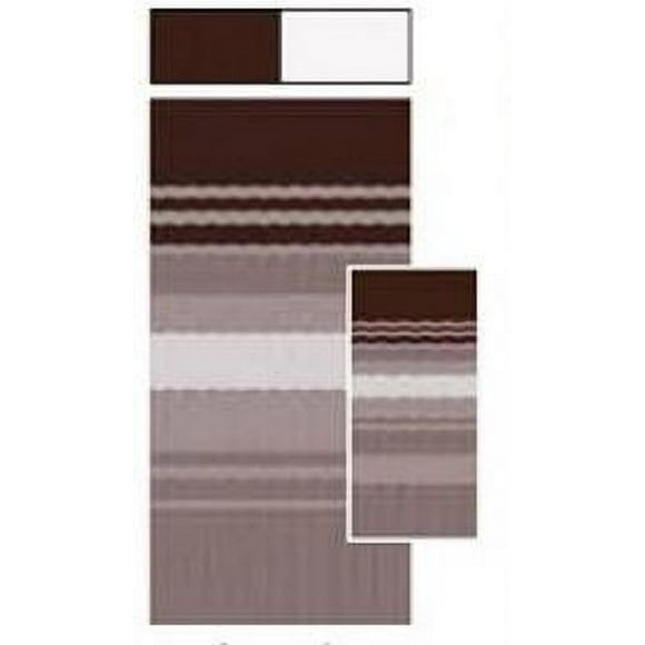 Carefree RV Awning Fabric JU158A00 Replacement Fabric; For 15 Foot Length Patio Awnings; 14 Foot 2 Inch Length x 8 Foot Extension; Sierra Brown Dune Stripe; Vinyl; With White Weatherguard; 1 Piece