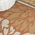 thumbnail image 2 of JONATHAN Y SANTA MONICA 9 x 12 Area Rug, Zinnia Floral Textured Weave - Orange/Cream, SMB110E-9, 2 of 9