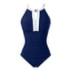thumbnail image 5 of Traje de baño de una pieza para mujer, bikini informal y de moda de color sólido con cordones, traje de baño de moda playera para mujer, trajes de baño de una pieza para mujer, trajes de baño para muj, 5 of 5