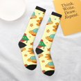thumbnail image 5 of Balery Colorful Outer Space Printed Novelty Socks Men's Women's Crew Socks Sports Socks Knee High Socks Cotton Socks Quirky and Cool Socks, 5 of 9