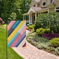 thumbnail image 2 of Yayeee Garden Flag 12" x 18" Double Sided Outdoor Yard Lawn Holiday Decorations, Color Striped, 2 of 6
