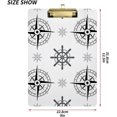 thumbnail image 3 of FMSHPON Anchor Clipboard Hardboard Wood Nursing Clip Board and Pull for Standard A4 Letter 13x9 inches, 3 of 7