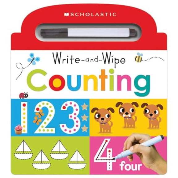 Pre-Owned Write and Wipe Counting: Scholastic Early Learners (Write and Wipe) (Board book) 0545903394 9780545903394