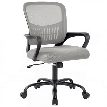 grey office chair ergonomic mid product