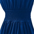 thumbnail image 5 of Hvot&aat Women Cap Sleeve V-Neck Wedding Bridesmaid Dress Ruched High Waisted Sexy High Slit Long Evening Prom Maxi Dresses, 5 of 7