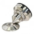 thumbnail image 1 of Runquan Haut-Parleur en Acier Inoxydable Antichoc pour Lecteur de Vinyle Enregistreurs CD, 1 of 8