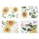 thumbnail image 5 of Decoración del hogar, calcomanías de pared de flores, pegatinas de pared de flores autoadhesivas, papel tapiz, tecnología de vanguardia, 5 of 14