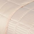 thumbnail image 2 of Reversible Solid and Stripes Lightweight Microfiber Comforter Blanket Ivory / Twin/Twin XL, 2 of 3