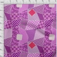 thumbnail image 4 of oneOone Viscose Jersey Purple Fabric Block Sewing Material Print Fabric By The Yard 60 Inch Wide, 4 of 7