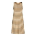 thumbnail image 2 of Time and Tru Women's Sleeveless Knit Swing Dress, Sizes XS-XXXL, 2 of 4