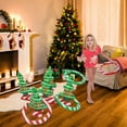 thumbnail image 4 of Eoozwa Inflatable Christmas Tree Collar Game Toy Christmas Inflatable Antlers Throwing Collar Parent Child Interactive Inflatable Decoration Indoor Christmas Decorations, Multicolor, 4 of 6