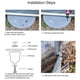 thumbnail image 2 of Kit Herrajes para Cubierta Pozo Ventana 5 Uds. Clips Resorte, 2 of 3