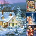 thumbnail image 3 of 5D Diy escena navideña diamante Papá Noel pintura resina cristal bordado imagen hogar decorativo punto de cruz Speravity JR0613-01, 3 of 6