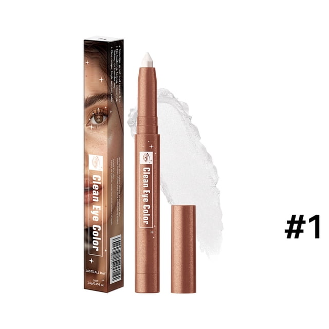 Lazy Eye Shadow Stick Easy To Color Glitter Pearl Eye Highlighter Brightening Purpose Eye Makeup Stick