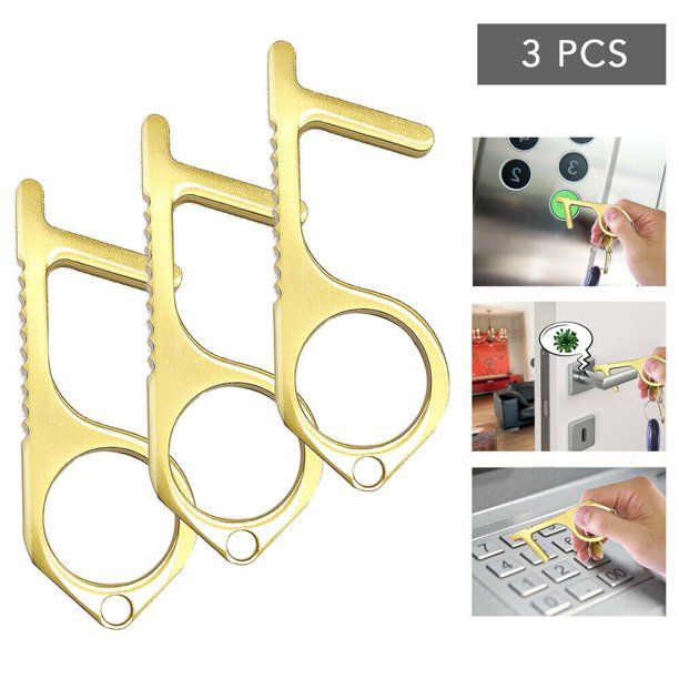 Contactless Edc Clean Key No Touch Door Opener And Brass Hand Tool 3 Pack Walmart Com Contactless Edc Clean Key No Touch Door Opener And Brass Hand Tool 3 Pack Walmart Com