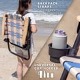 thumbnail image 4 of GoSports Outdoors WOVN Beach Backpack Chair - Premium Folding Camping Chair - 9 Styles Available - BAJA, 4 of 7